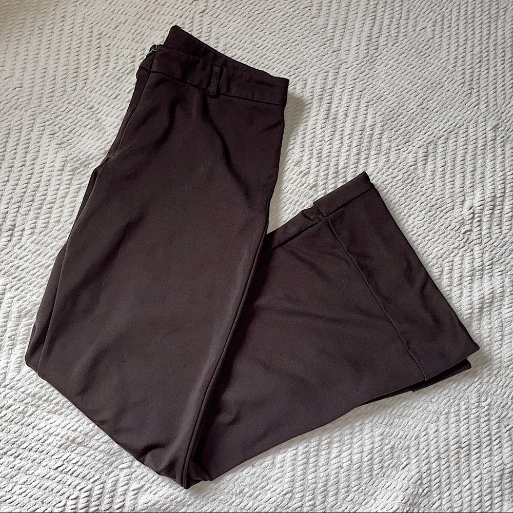 BROWN FLARE PANTS